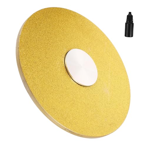 FONDOTIN Drehbarer Aluminium tischlager Runde Verstärkte Glas drehscheibe für Esstische Langlebiges Serviertablett Zubehör Geeignet für Restaurants Küchen Bankette und Esszimmer von FONDOTIN