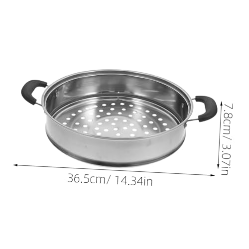 FONDOTIN Edelstahl Dämpfeinsatz mit Hitzebeständigem Griff Dampfgarer Korb für Kochtöpfe Gleichmäßige Wärmeleitung Atmungsaktive Robustes Kratzfreies Material für Gemüse und Reis FONDOTIN Edelstahl Dämpfeinsatz mit Hitzebeständigem Griff Dampfgarer Korb für Kochtöpfe Gleichmäßige Wärmeleitung Atmungsaktive Robustes Kratzfreies Material für Gemüse und Reis von FONDOTIN
