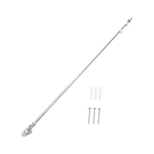 FONDOTIN Edelstahl Fahnenmast Outdoor Flag Pole mit Segmenten Wetterfest Frei Drehbar mit Stabilem Standfuß für Außenbereich und Feiertagsdekoration von FONDOTIN