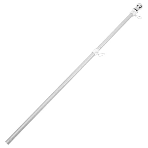FONDOTIN Edelstahl Fahnenmast Rostfrei Wetterbeständig mit Drehbarem Ständer Praktische Wand Bodenmontage für Außenbereich Robuste Fahnenhalterung für Garten und Terrasse von FONDOTIN