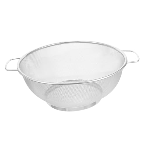 FONDOTIN Edelstahl Feines Sieb Abflusssieb Spüle Mesh Colander Küchensieb zum Waschen von Obst Gemüse und Ölfiltern Langlebiger Edelstahlkorb mit Feiner Maschenstruktur FONDOTIN Edelstahl Feines Sieb Abflusssieb Spüle Mesh Colander Küchensieb zum Waschen von Obst Gemüse und Ölfiltern Langlebiger Edelstahlkorb mit Feiner Maschenstruktur von FONDOTIN