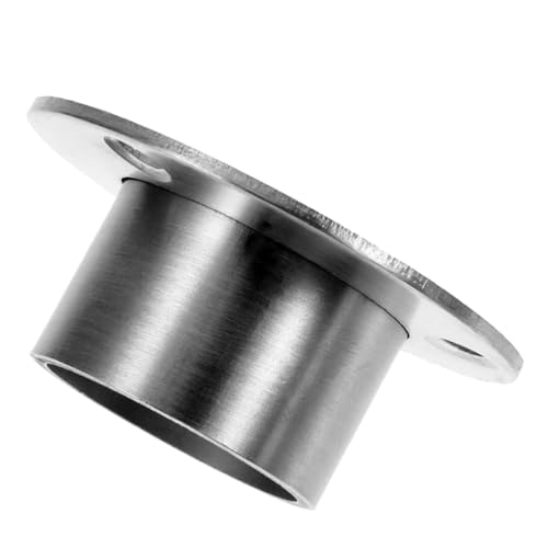 FONDOTIN Edelstahl Garderobenstangenhalter Robust und Langlebig Einfache Montage Multifunktionale Kleiderstangenhalterung für Duschvorhang Handtuchstange und Kleiderschrank Modernes Design von FONDOTIN