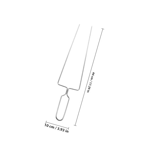 FONDOTIN Edelstahl Grillspieße Bbq Fleischspieß Hochtemperaturbeständig Robuster Grillhelfer Camping und Outdoor Barbecue Zubehör von FONDOTIN