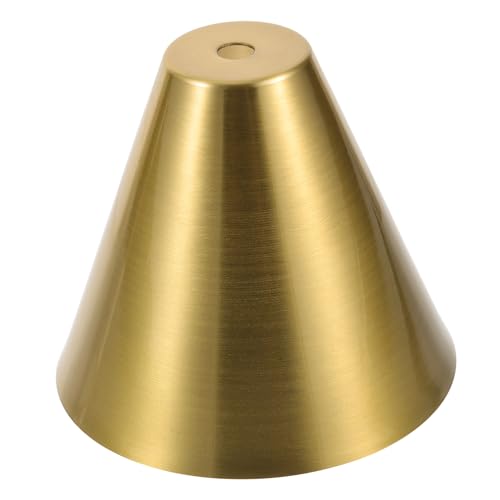 FONDOTIN Edelstahl Metall Lampenschirm Kupferfarben DIY Tischlampe Stehlampe Ersatz Lampenschirm Abnehmbare Abdeckung für Wohnzimmer Schlafzimmer Industriedesign von FONDOTIN