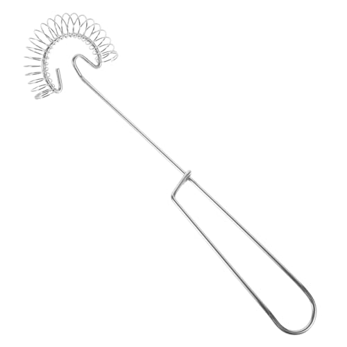 FONDOTIN Edelstahl Spiralbesen Handrührer mit Federkopf Manueller Eierschläger Leichter Küchenhelfer zum Schnellen Rühren und Mischen von Eiern und Saucen Einfach zu Reinigen und Robust FONDOTIN Edelstahl Spiralbesen Handrührer mit Federkopf Manueller Eierschläger Leichter Küchenhelfer zum Schnellen Rühren und Mischen von Eiern und Saucen Einfach zu Reinigen und Robust von FONDOTIN
