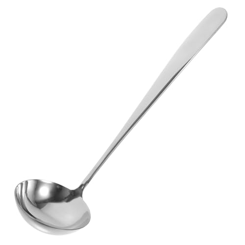 FONDOTIN Edelstahl Suppenkelle mit Langem Griff Hitzebeständig Spülmaschinenfest Multifunktionaler Küchenhelfer für Suppen Eintöpfe und Hot Pot Geeignet für Restaurant Zuhause und Catering FONDOTIN Edelstahl Suppenkelle mit Langem Griff Hitzebeständig Spülmaschinenfest Multifunktionaler Küchenhelfer für Suppen Eintöpfe und Hot Pot Geeignet für Restaurant Zuhause und Catering von FONDOTIN