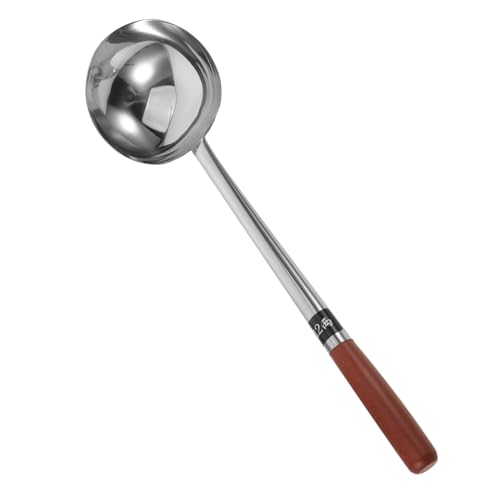 FONDOTIN Edelstahl Wok-schöpflöffel Großer Kochlöffel mit Langem Griff Hitzebeständig für Braten Rühren Servieren von Suppen Saucen und Eintöpfen Vielseitiger Küchenhelfer für Haushalt und FONDOTIN Edelstahl Wok-schöpflöffel Großer Kochlöffel mit Langem Griff Hitzebeständig für Braten Rühren Servieren von Suppen Saucen und Eintöpfen Vielseitiger Küchenhelfer für Haushalt und von FONDOTIN