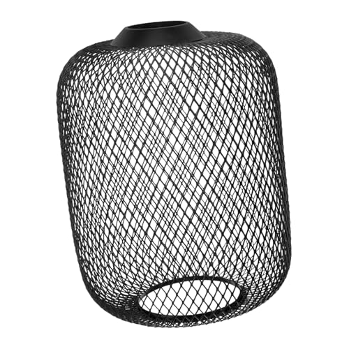FONDOTIN Eisen Lampenschirm Schwarz Dekoratives Geometrisches Design für Pendelleuchte Wandleuchte Deckenleuchte Robust Langlebig Vielseitig Einsetzbar Wohnzimmer Küche von FONDOTIN