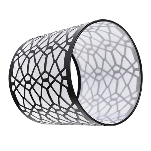 FONDOTIN Eisen Lampenschirm Tischlampen Abdeckung Modern Schwarz Leicht Montage Robust Für Schlafzimmer Wohnzimmer FONDOTIN Eisen Lampenschirm Tischlampen Abdeckung Modern Schwarz Leicht Montage Robust Für Schlafzimmer Wohnzimmer von FONDOTIN