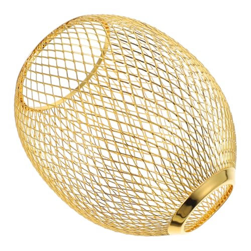 FONDOTIN Eisen Lampenschirm Vintage Hohlraum Lichtschutz Retro Lampenabdeckung Robustes für Pendelleuchte Wohnzimmer Deckenlampe von FONDOTIN