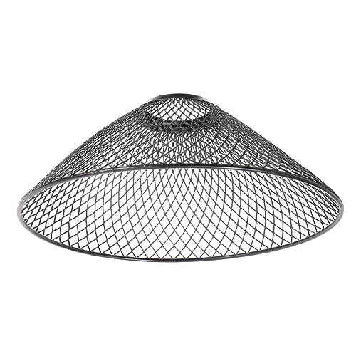 FONDOTIN Eisen Metall Lampenschirm Hängend Retro Stil Hohler Pendelleuchte Lampenabdeckung Für Decken und Wandleuchten Robustes Drahtgitter Design Stilvolle Innenraumdekoration von FONDOTIN