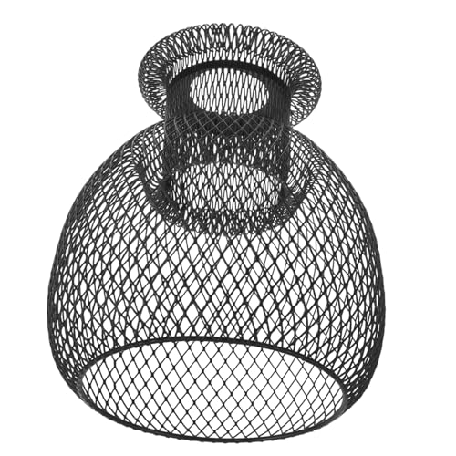 FONDOTIN Eisen drahtlampenschirm Schutzgitter Industrieller Lampenschirm für Decken Pendel Wandleuchten Schwarz Hohl Dekorative Lampenabdeckung für Wohnzimmer Küche Bar und Schlafzimmer FONDOTIN Eisen drahtlampenschirm Schutzgitter Industrieller Lampenschirm für Decken Pendel Wandleuchten Schwarz Hohl Dekorative Lampenabdeckung für Wohnzimmer Küche Bar und Schlafzimmer von FONDOTIN