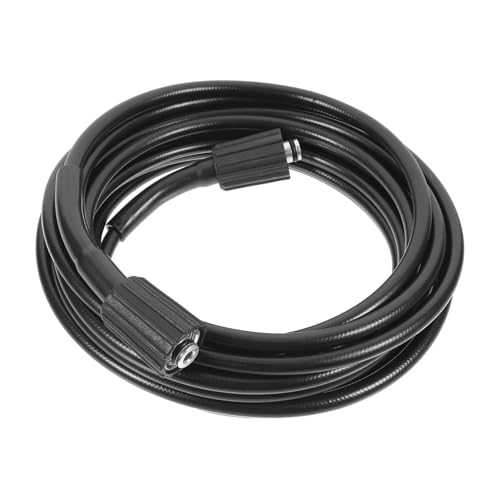 FONDOTIN Explosion Sichere PVC Gartenschlauch Hochdruckreiniger Ersatzschlauch mit Textilverstärkung und Kupferanschlüssen für Professionelle Außenreinigung mit Heiß und Kaltwasser von FONDOTIN