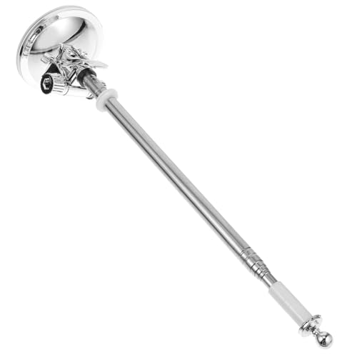 FONDOTIN Fahnenmast mit Saugnapf Pole Flaggenhalterung für LKW montiert dehnungsstab ausfahrbarer stab handyhalterung Magnethaken Fahnenmasthalter Befestigungssockel für Fahnenmasten Silver FONDOTIN Fahnenmast mit Saugnapf Pole Flaggenhalterung für LKW montiert dehnungsstab ausfahrbarer stab handyhalterung Magnethaken Fahnenmasthalter Befestigungssockel für Fahnenmasten Silver von FONDOTIN