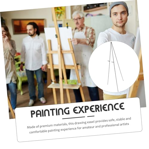 FONDOTIN Faltbare Staffelei Metall Künstler Ständer Höhenverstellbar Leicht Tragbar für Outdoor Zeichnen und Leinwand Malerei Klappbar Künstler Display Rack für Schüler Anfänger Kunstkurse von FONDOTIN