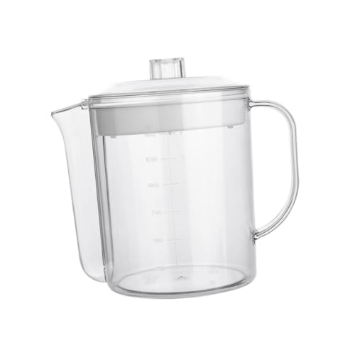 FONDOTIN Fetttrennbecher mit Siebfilter Kreative Küchenlösung zur Trennung von für Zuhause und Restaurants für Mikrowellen und Kühlanwendungen von FONDOTIN