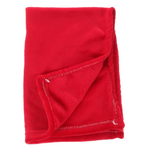 FONDOTIN Flanell Fleece Haustierdecke Kuschelige Leichte Einfarbige Wärmedecke in Rot Waschbar Atmungsaktiv für Kleine Hunde und Katzen Weiche Tierdecke für Drinnen und Unterwegs FONDOTIN Flanell Fleece Haustierdecke Kuschelige Leichte Einfarbige Wärmedecke in Rot Waschbar Atmungsaktiv für Kleine Hunde und Katzen Weiche Tierdecke für Drinnen und Unterwegs von FONDOTIN