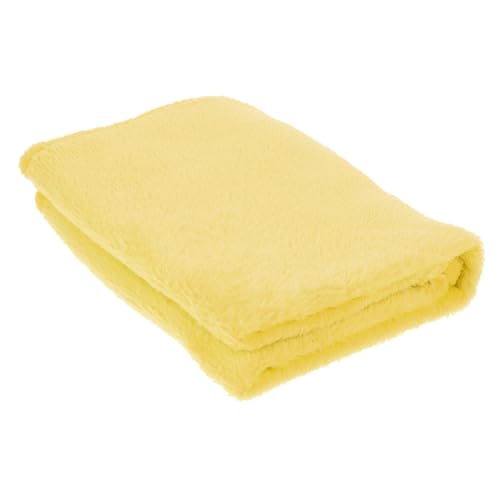 FONDOTIN Flanell Haustierdecke Gelb Flauschige Warme Leichte Fleece Kuscheldecke für Hunde Katzen Waschbar Weiche Einfarbige Decke für Haustierkorb und Sofa FONDOTIN Flanell Haustierdecke Gelb Flauschige Warme Leichte Fleece Kuscheldecke für Hunde Katzen Waschbar Weiche Einfarbige Decke für Haustierkorb und Sofa von FONDOTIN