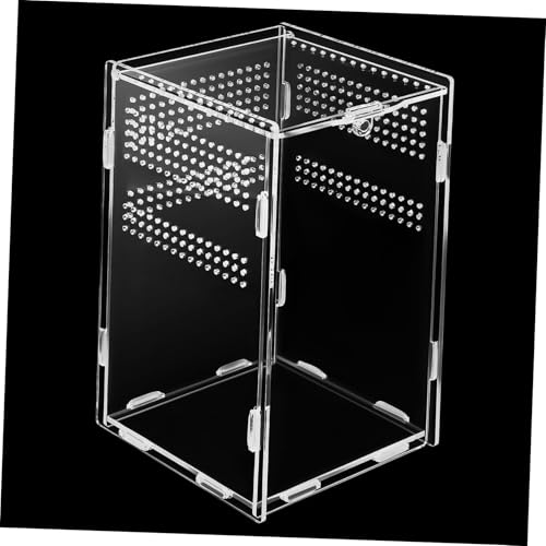 FONDOTIN Reptilien Fütterungsbox Aus Acryl Transparente Aufzuchtbox Für Taranteln Springspinnen Eidechsen Und Insekten Einfach Zusammenbaubar Kompakt Und Leicht FONDOTIN Reptilien Fütterungsbox Aus Acryl Transparente Aufzuchtbox Für Taranteln Springspinnen Eidechsen Und Insekten Einfach Zusammenbaubar Kompakt Und Leicht von FONDOTIN