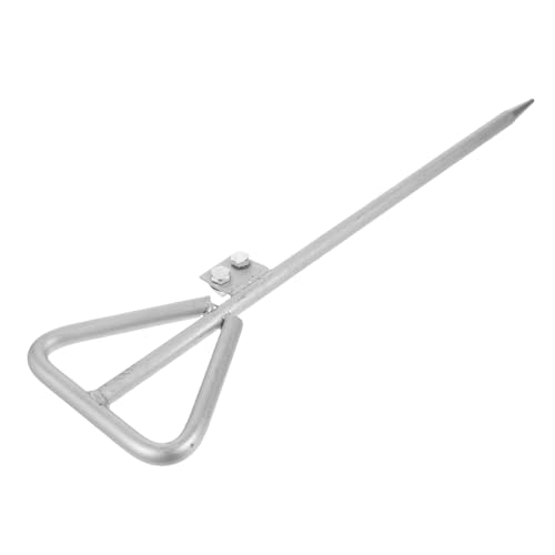 FONDOTIN Galvanisierter Erdungsstab aus Robustem Eisen Dreieckiger Erdungsstift für Außenanlagen und Hausgebrauch Einfache Montage Langlebiger Schutz für Elektrische von FONDOTIN