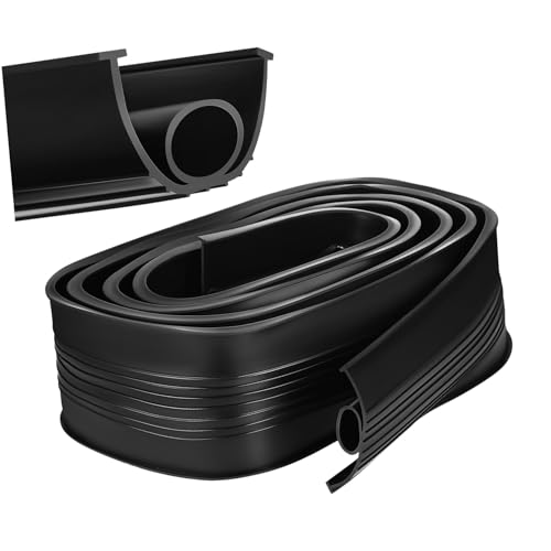 FONDOTIN Garage Türdichtung Epdm Bodendichtung Zugluftstopper Isolierung für Garagentore Einfache Montage Winddicht Kältebeständig Passend von FONDOTIN