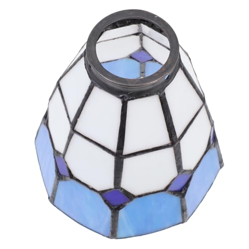 FONDOTIN Glas Lampenschirm Mediterran Dekorativer Lampenschirm aus Glas für Decken- Wand Hängeleuchten Einfach zu Installierender Ersatzlampenschirm für Wohnzimmer Schlafzimmer FONDOTIN Glas Lampenschirm Mediterran Dekorativer Lampenschirm aus Glas für Decken- Wand Hängeleuchten Einfach zu Installierender Ersatzlampenschirm für Wohnzimmer Schlafzimmer von FONDOTIN