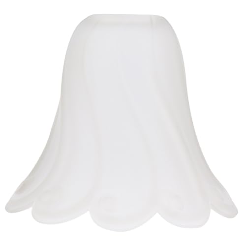 FONDOTIN Glas-lampenschirm Blumenform Ersatzabdeckung Deckenleuchte Wandlampe Wohnzimmer Schlafzimmer Langlebiger Haushaltslampenschirm aus Glas Einfach zu Montierender Lampenschirm für FONDOTIN Glas-lampenschirm Blumenform Ersatzabdeckung Deckenleuchte Wandlampe Wohnzimmer Schlafzimmer Langlebiger Haushaltslampenschirm aus Glas Einfach zu Montierender Lampenschirm für von FONDOTIN