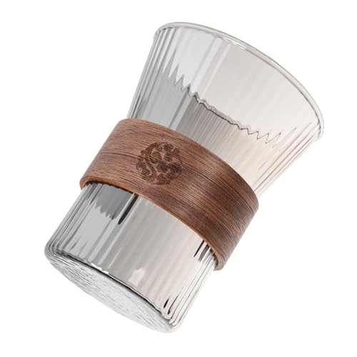 FONDOTIN Glasbecher Für Mundspülung Und Trinken Durchsichtige Becher Mit Holzbund Fürs Badezimmer Wiederverwendbar Praktisch Und Vielseitig Einsetzbar FONDOTIN Glasbecher Für Mundspülung Und Trinken Durchsichtige Becher Mit Holzbund Fürs Badezimmer Wiederverwendbar Praktisch Und Vielseitig Einsetzbar von FONDOTIN