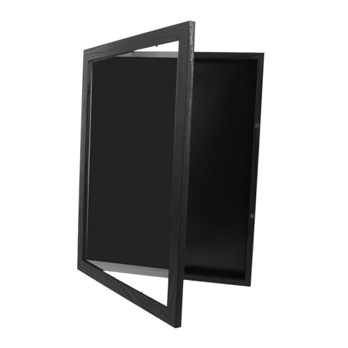 FONDOTIN Große Shadow Box Holzrahmen Vitrine für Sporttrikots Fußball Baseball Hockey Schaukasten zur Langlebigen Aufbewahrung von Sportmemorabilien und Sammelobjekten von FONDOTIN