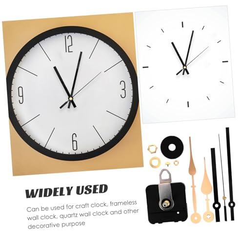 FONDOTIN Großes DIY Uhrwerk Set mit Quarzmechanismus Langlebiges Kunststoffgehäuse Ersatzteile für Wanduhr Reparatur Geeignet für Basteluhren und Wanduhrenprojekte von FONDOTIN
