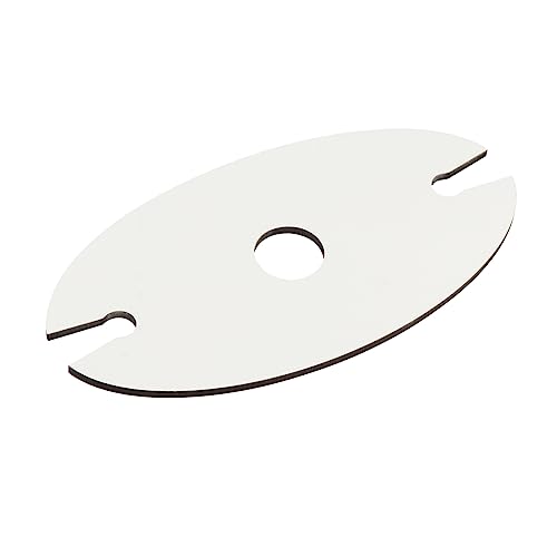 FONDOTIN Hängender Weinglashalter aus Holz Weißer Goblet Organizer für Platzsparende Aufbewahrung Ihrer Gläser und Sicher für Verwendung Bar oder von FONDOTIN