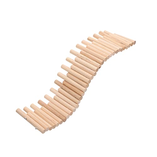 FONDOTIN Hamsterleiter Holzspielplatz für Kleintiere Hoher Zaun zur Käfigdekoration Fördert Bewegung und Stressabbau im Haustierkäfig FONDOTIN Hamsterleiter Holzspielplatz für Kleintiere Hoher Zaun zur Käfigdekoration Fördert Bewegung und Stressabbau im Haustierkäfig von FONDOTIN