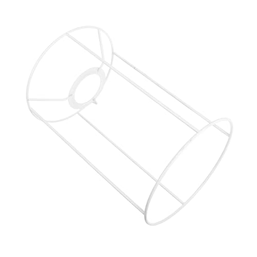 FONDOTIN Handgefertigter Draht lampenschirm Schutzgitter Zylindrischer Metall Lampenrahmen DIY Lampenschutz für Glühbirnen mit Öffnung Robust und Einfach Montierbar von FONDOTIN