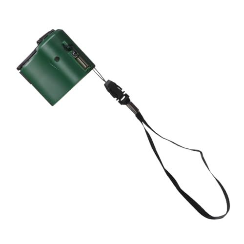 FONDOTIN Handkurbel Generator USB Notfall ladegerät Outdoor Powerbank Leichtes Robustes Kunststoffgehäuse für Camping Wandern Klettern und Reisen Tragbares Notstromgerät für Abenteuer von FONDOTIN