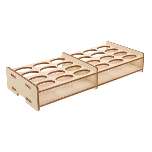 FONDOTIN Holz Farborganizer Acrylfarbe Aufbewahrungssystem für Künstlerbedarf Platzsparendes Regal für Malutensilien für Kreative Räume und Büro FONDOTIN Holz Farborganizer Acrylfarbe Aufbewahrungssystem für Künstlerbedarf Platzsparendes Regal für Malutensilien für Kreative Räume und Büro von FONDOTIN