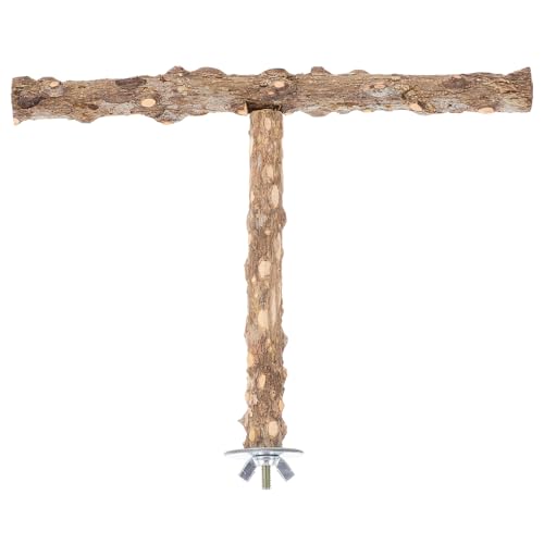FONDOTIN Papagei Sitzstange aus Naturholz Vogel Spielzeug für Vogelkäfig Verstellbare Stange für Sittiche und Papageien Holzstruktur zur Koordination und Balance FONDOTIN Papagei Sitzstange aus Naturholz Vogel Spielzeug für Vogelkäfig Verstellbare Stange für Sittiche und Papageien Holzstruktur zur Koordination und Balance von FONDOTIN