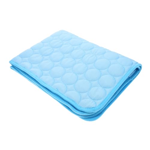 FONDOTIN Hundekühlmatte Selbstkühlendes Pet Cushion Waschbar Atmungsaktiv für Hunde und Katzen Blau Ungiftig Vielseitig Einsetzbar für Zuhause und Unterwegs FONDOTIN Hundekühlmatte Selbstkühlendes Pet Cushion Waschbar Atmungsaktiv für Hunde und Katzen Blau Ungiftig Vielseitig Einsetzbar für Zuhause und Unterwegs von FONDOTIN