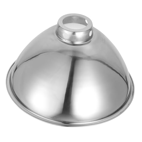 FONDOTIN Industriedesign Lampenschirm aus Rostfreiem Edelstahl Wetterfester Pendelleuchten ersatz Dekorative Lampenabdeckung für Garten Werkstatt Moderner Vintage stil von FONDOTIN