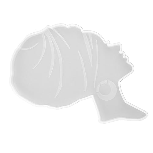 FONDOTIN Irreguläre Lady Coaster Silikonform für DIY Kristall Epoxidharz Untersetzer Unregelmäßige Silikon Gießform Kreative Geschenkidee für Familien und von FONDOTIN