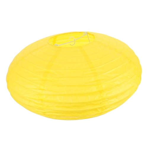 FONDOTIN Japanischer Papierlampion Handgefertigter Gelber Lampenschirm für Deckenleuchte Dekorative Innenbeleuchtung für Schlafzimmer Festliche Hängelampe für Feiern und Partys FONDOTIN Japanischer Papierlampion Handgefertigter Gelber Lampenschirm für Deckenleuchte Dekorative Innenbeleuchtung für Schlafzimmer Festliche Hängelampe für Feiern und Partys von FONDOTIN