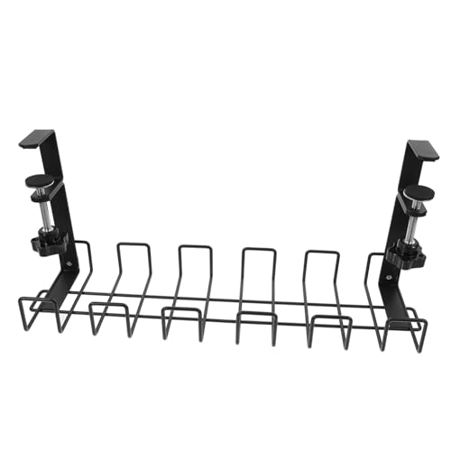 FONDOTIN Kabelmanagement Ablage Verstellbar unter Schreibtisch Kabelhalter Kabelwanne Organizer für Ladekabel und Kabelaufbewahrung Kabelnetzwerk Ordnung Büro Zuhause Schwarz FONDOTIN Kabelmanagement Ablage Verstellbar unter Schreibtisch Kabelhalter Kabelwanne Organizer für Ladekabel und Kabelaufbewahrung Kabelnetzwerk Ordnung Büro Zuhause Schwarz von FONDOTIN