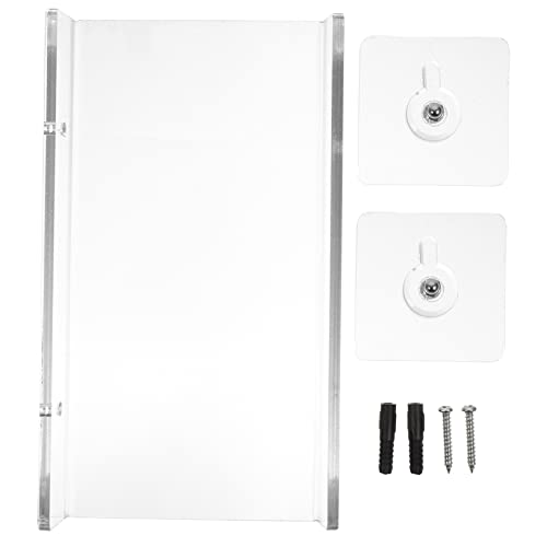 FONDOTIN Klares Wandregal ohne Bohren Stabiler Küchenorganisator Aufbewahrungssystem für Badezimmer und Küche Platzsparendes Design für Schwämme und Bürsten FONDOTIN Klares Wandregal ohne Bohren Stabiler Küchenorganisator Aufbewahrungssystem für Badezimmer und Küche Platzsparendes Design für Schwämme und Bürsten von FONDOTIN