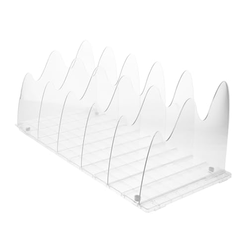 FONDOTIN -regalteiler Für Kleiderschrank-Organisation Transparente Trennwände Für Holzregale Verstellbare Abteile Für Taschen Und Bücher Minimalistisches Design Mit -matten von FONDOTIN