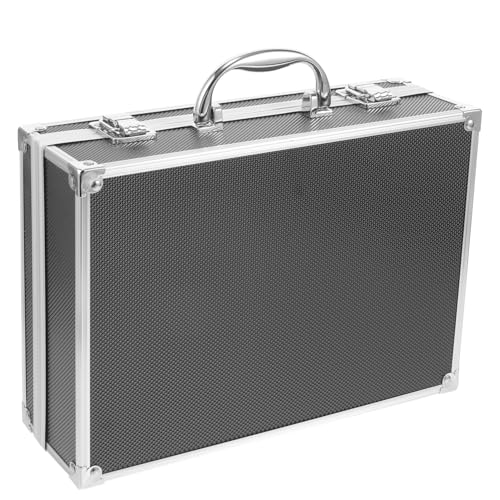 FONDOTIN Kleine Aluminiumlegierung Aufbewahrungsbox mit Tragegriff Robuste Aufbewahrungsbox für Kleine Gegenstände Kompakt Leicht und Vielseitig für Reisen und Outdoor einsatz Sichere und von FONDOTIN