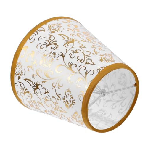FONDOTIN Kleiner Lampenschirm für Tischlampen Abnehmbarer Stofflampenschirm mit Blumenmuster Lichtabdeckung Einfache Montage Geeignet für Wohnzimmer Schlafzimmer und Büro FONDOTIN Kleiner Lampenschirm für Tischlampen Abnehmbarer Stofflampenschirm mit Blumenmuster Lichtabdeckung Einfache Montage Geeignet für Wohnzimmer Schlafzimmer und Büro von FONDOTIN