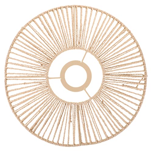 FONDOTIN Kleiner Retro Lampenschirm Papierseil Geflochtene Deckenleuchte Natürlicher Lampenüberzug für Warme Diffuse Beleuchtung im Esszimmer und Wohnzimmer Einfache Montage Dekoratives FONDOTIN Kleiner Retro Lampenschirm Papierseil Geflochtene Deckenleuchte Natürlicher Lampenüberzug für Warme Diffuse Beleuchtung im Esszimmer und Wohnzimmer Einfache Montage Dekoratives von FONDOTIN