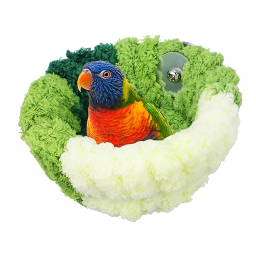 FONDOTIN Kleines Papageiennest aus Weichem für Innenkäfige Warmes Winterbett und Rückzugsort für Wellensittiche Nymphensittiche Lovebirds Konstruktion Einfach zu Montieren Stilvolles FONDOTIN Kleines Papageiennest aus Weichem für Innenkäfige Warmes Winterbett und Rückzugsort für Wellensittiche Nymphensittiche Lovebirds Konstruktion Einfach zu Montieren Stilvolles von FONDOTIN