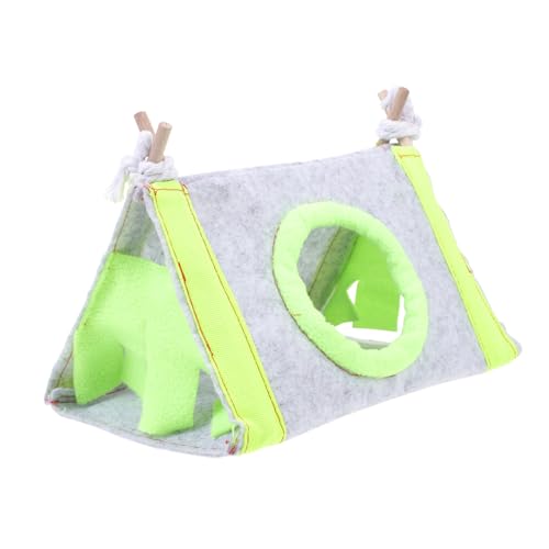 FONDOTIN Kleintierbett Kleines Warmes Nest aus Strapazierfähigem Material Dreieckiges Kuschelbett für Hamster und Kaninchen Gemütliches Winterhaus für Sicheren und Komfortablen Schlaf FONDOTIN Kleintierbett Kleines Warmes Nest aus Strapazierfähigem Material Dreieckiges Kuschelbett für Hamster und Kaninchen Gemütliches Winterhaus für Sicheren und Komfortablen Schlaf von FONDOTIN