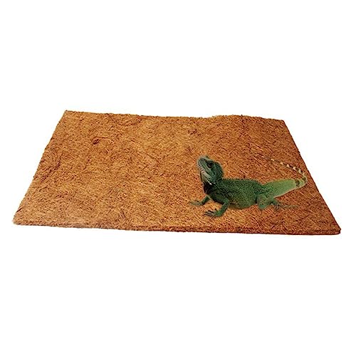 FONDOTIN Kokosfaser Reptilienmatte Atmungsaktive Terrarium Bettwäsche aus Natürlichem Material für Schildkröten und Andere Reptilien Hochwertige Pflanzenfaser FONDOTIN Kokosfaser Reptilienmatte Atmungsaktive Terrarium Bettwäsche aus Natürlichem Material für Schildkröten und Andere Reptilien Hochwertige Pflanzenfaser von FONDOTIN