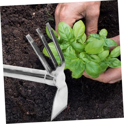 FONDOTIN Kompakte Gartenhacke aus Edelstahl Handliche Kleine Hacke mit Robustem Griff Multifunktionales Gartengerät zum Jäten und Umgraben für Garten Obstgarten und Beetpflege FONDOTIN Kompakte Gartenhacke aus Edelstahl Handliche Kleine Hacke mit Robustem Griff Multifunktionales Gartengerät zum Jäten und Umgraben für Garten Obstgarten und Beetpflege von FONDOTIN